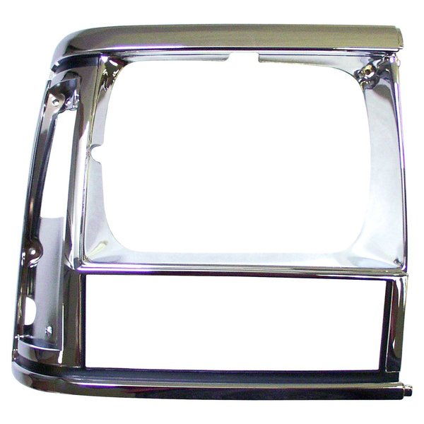 Crown Automotive Headlamp Bezel Black/Chrome - Right 55034078